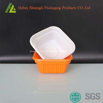 Recipientes de embalagem de comida de plástico descartável